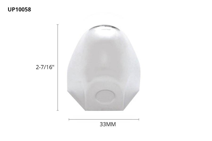 United Pacific Bullet Style Lug Nut Covers Additional view
