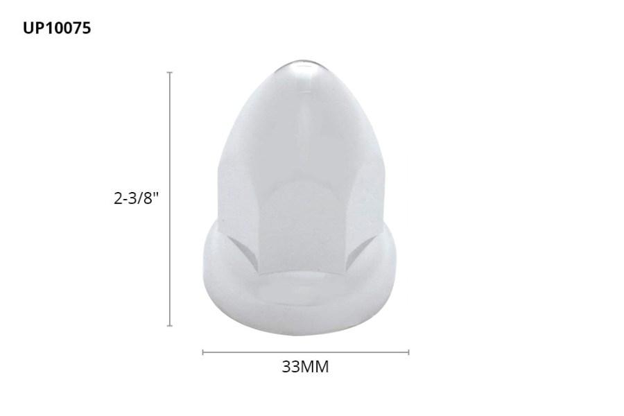 United Pacific Bullet Style Lug Nut Covers Alternate View