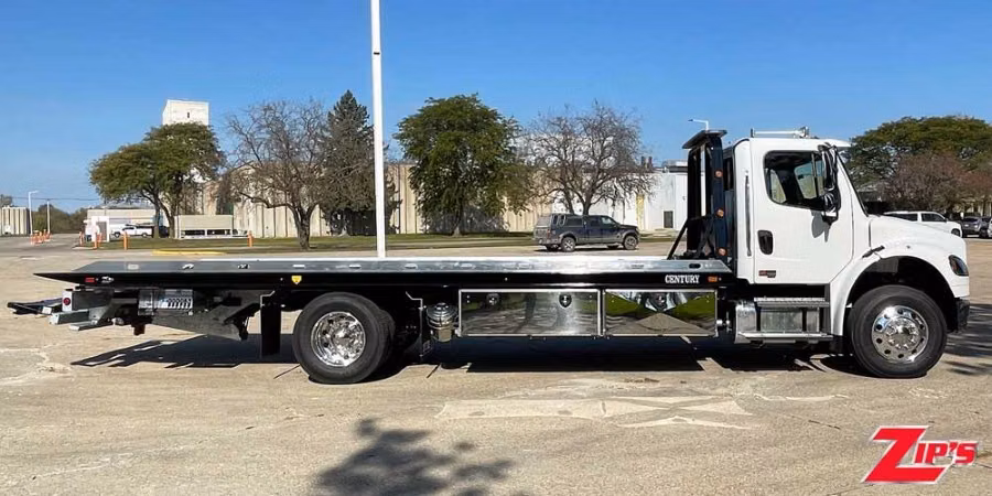 2027 Century 25' Steel 16 Series LCG™ Car Carrier, Freightliner M2, 23363 Perspective View
