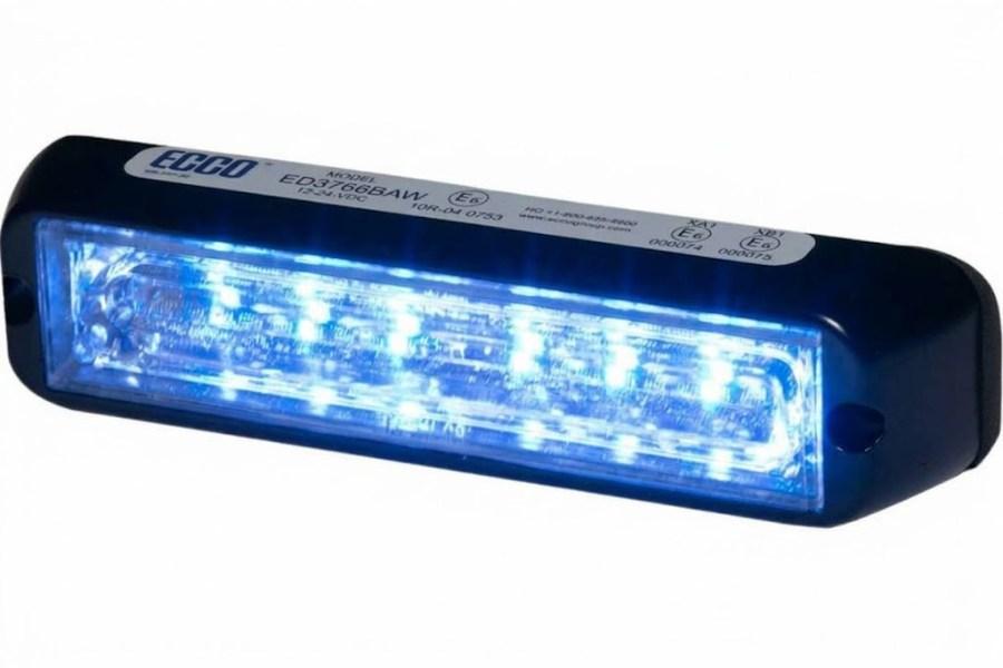 Ecco Blue Amber White Directional LED Warning Light Additional Angle