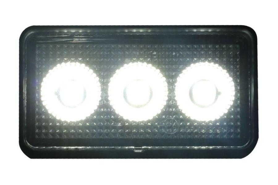Race Sport Rectangle IQ Series Auxiliary LED Flood Beam Light Additional view