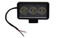 Race Sport Rectangle IQ Series Auxiliary LED Flood Beam Light Additional Angle