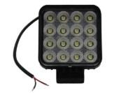 Race Sport 4.25in Square IQ Series Auxiliary LED Flood Beam Light