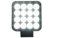 Race Sport 4.25in Square IQ Series Auxiliary LED Flood Beam Light Additional view