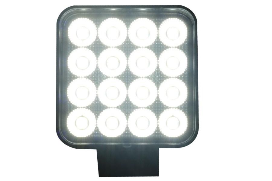 Race Sport 4.25in Square IQ Series Auxiliary LED Flood Beam Light Additional view