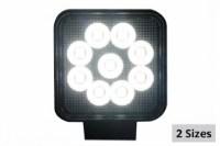 Race Sport Square IQ Series Auxiliary LED Flood Beam Light