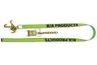 B/A Products Hi-Vis Tie-Down Assembly with Mini J, R, and T Hooks and Gradual ReleaseRatchet with Chain
