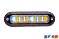 Whelen Ion T-Series Duo Color Super LED Lighthead with Clear Lens