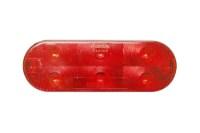 Truck-Lite Oval 8 Diode Super 60 Series Strobe - Heated Lens Perspective View