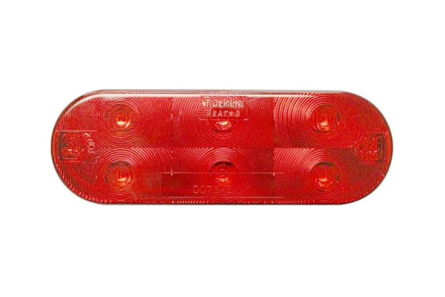 Truck-Lite Oval 8 Diode Super 60 Series Strobe - Heated Lens Perspective View