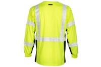 Kishigo Black Series Class 3 Long Sleeve T-Shirt, Lime, M, Blemished Additional view
