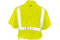 Tingley Job Sight Short Sleeve Vented Work Shirt, Lime, L Additional view