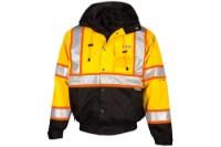 Kishigo Brilliant Series Class 3 Bomber Jacket, Lime, 2XL, Blemished