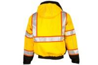 Kishigo Brilliant Series Class 3 Bomber Jacket, Lime, 2XL, Blemished Additional view