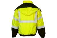 Kishigo Economy Class 3 Bomber Jacket, Lime, L, Blemished Additional view