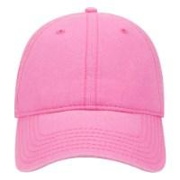 OTTO CAP 6 Panel Low Profile Dad Hat, Neon Pink Additional view