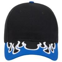 OTTO CAP 6 Panel Low Profile Flame Baseball Cap Additional view