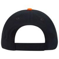 OTTO CAP 6 Panel Low Profile Flame Baseball Cap Feature Close-up