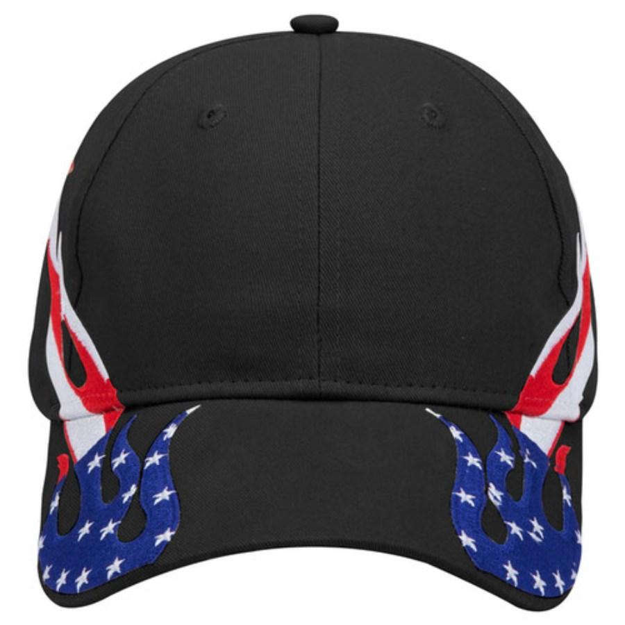OTTO CAP 6 Panel Low Profile Flame Baseball Cap Additional view