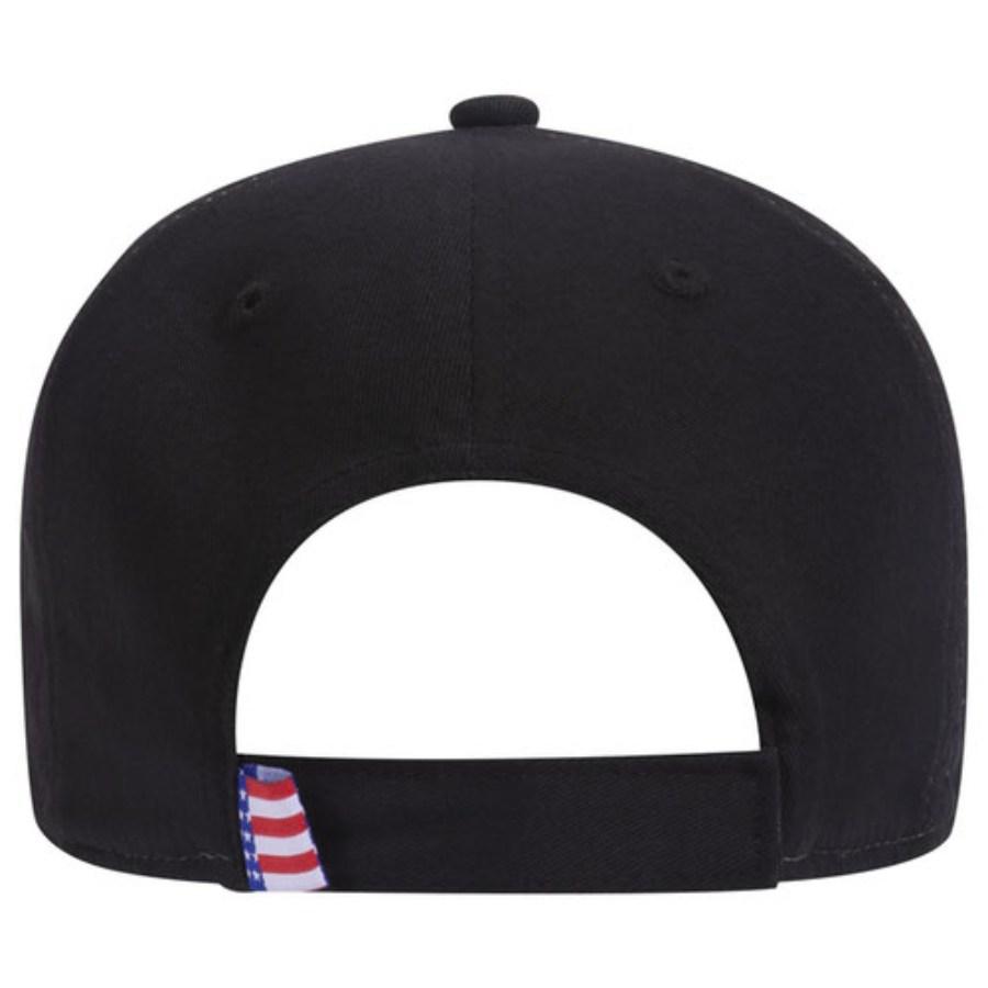 OTTO CAP 6 Panel Low Profile Flame Baseball Cap Additional Angle