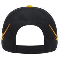 OTTO CAP 6 Panel Low Profile Flame Baseball Cap Feature Close-up