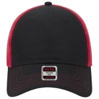 OTTO CAP 6 Panel Low Profile Mesh Back Trucker Hat Additional view