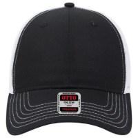 OTTO CAP 6 Panel Low Profile Mesh Back Trucker Hat Perspective View
