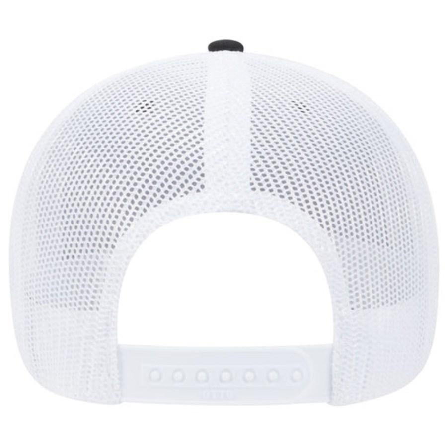 OTTO CAP 6 Panel Low Profile Mesh Back Trucker Hat Feature Close-up