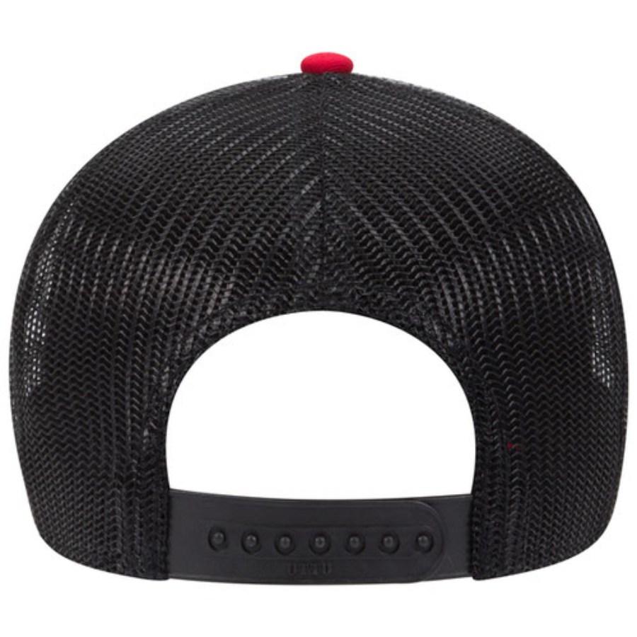 OTTO CAP 6 Panel Low Profile Mesh Back Trucker Hat Additional Angle