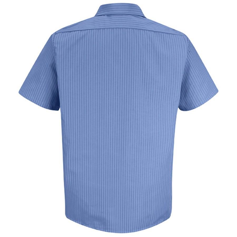 Red Kap Short Sleeve Industrial Stripe Work Shirt Additional view