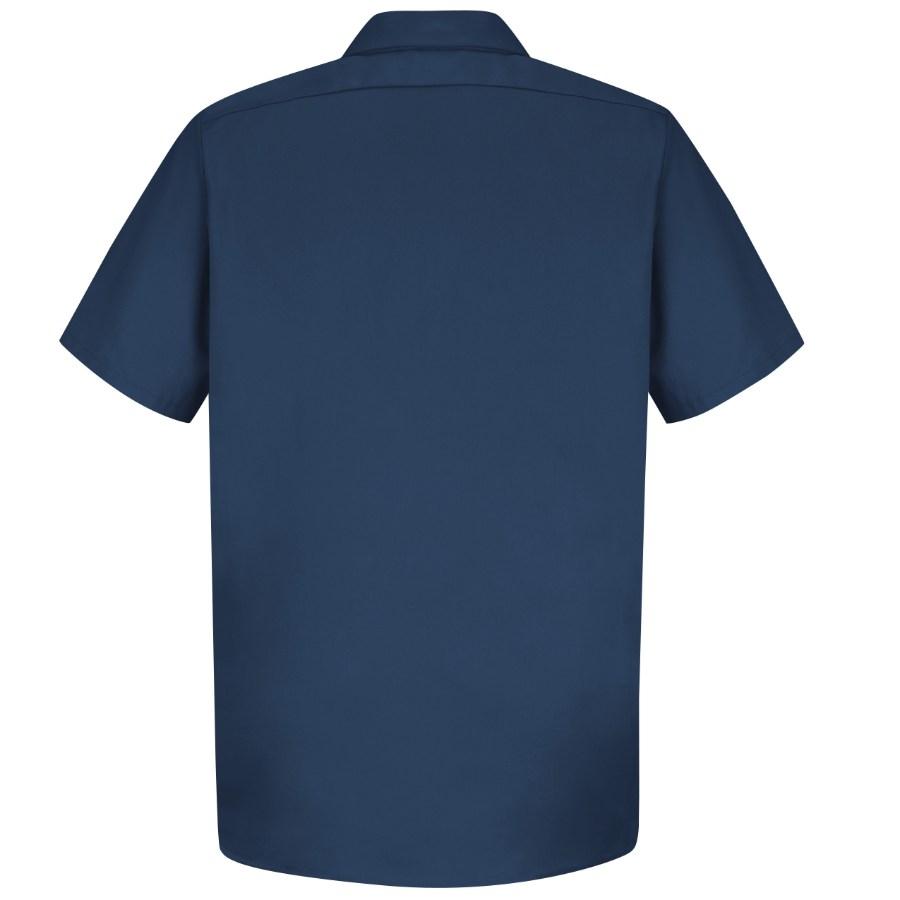 Red Kap Short Sleeve Cotton Work Shirt, Navy, 3XLT Additional view