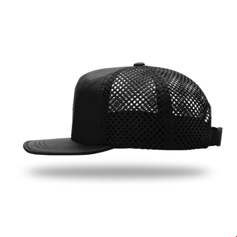 Richardson Roge Flatbill Hat, Black Additional view