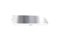 United Pacific 8" Stainless Steel Door Chops For Kenworth T680 and T880 Additional view