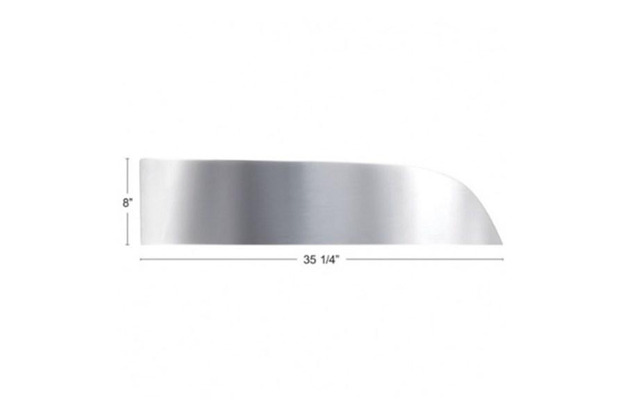 United Pacific 8" Stainless Steel Door Chops For Kenworth T680 and T880 Additional view