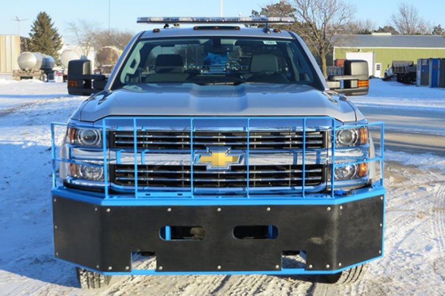 Picture of Diversified Push Bumper Chevy 2500 / 3500 HD 2015-2019 w/ Grille Guard