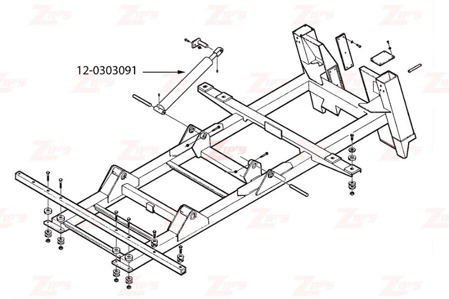 Picture of Miller Boom Lift Cylinder Century 4024