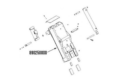 Picture of Miller Tilt Column Weldment Vulcan 880 / 890