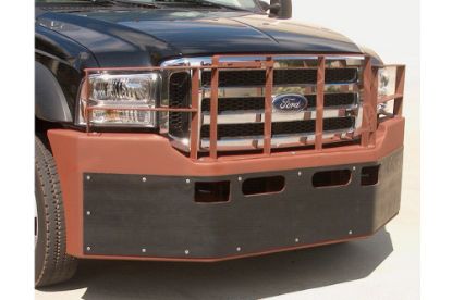 Picture of Diversified Push Bumper Ford F450 / F550 Super Duty 2005 - 2007 w/ Grill Guard (Bi-level All Steel Top)