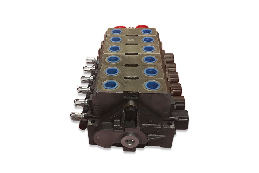 Picture of Miller 6 Spool V20 Gresen Hydraulic Valve Body for Rollback Carriers