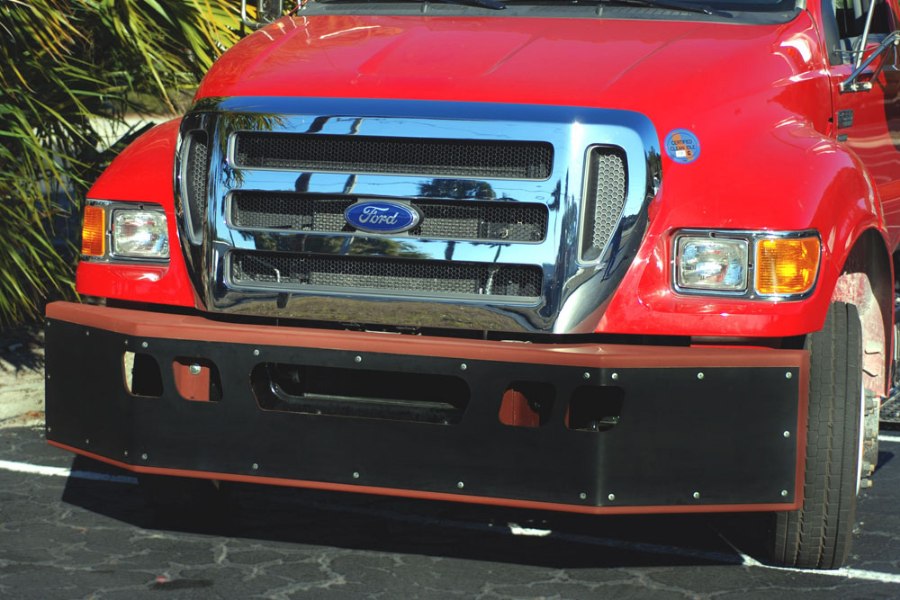 Picture of Diversified Push Bumper Ford F650 / F750 Diesel Only 2011 - 2015 w/o Grille Guard