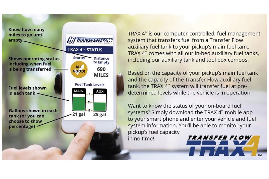 Picture of Transfer Flows 75 Gallon In-Bed Auxiliary Fuel Tank System -TRAX4 (Dodge/Ram,
Ford, Gm/Chevy)