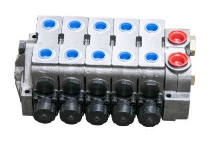 Picture of Miller 5 Spool V20 Gresen Hydraulic Valve Body for Rollback Carriers
