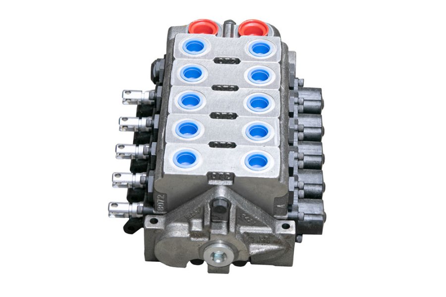 Picture of Miller 5 Spool V20 Gresen Hydraulic Valve Body for Rollback Carriers