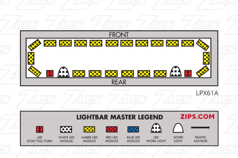 Picture of Federal Signal Legend Discrete LED Light Bars