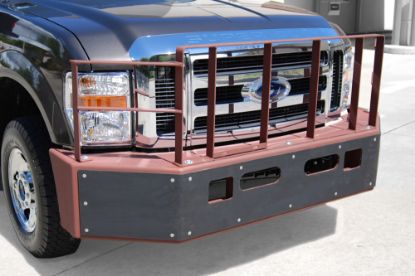 Picture of Diversified Push Bumper Ford F250 / F350 2x4 Super Duty 2008 - 2010 w/o Grille Guard