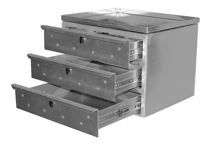 Picture of Miller Industries 3 Drawer Tool Storage Box