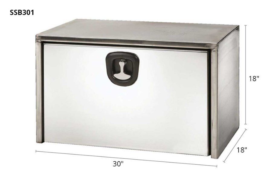 Picture of Buyers Single Latch Stainless Steel Toolbox