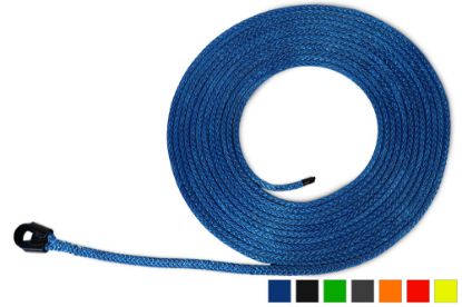 Picture of AmSteel-Blue Synthetic Winch Lines w/ Closed Thimble | 9/16" - 7/8"