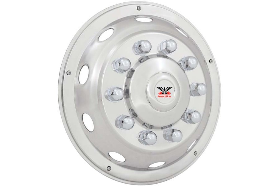 Picture of Phoenix Stainless Steel Quick Cover Universal Front Simulator Set 22.5" 10 Lug 10 HH