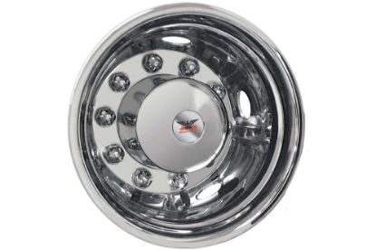 Picture of Phoenix Stainless Steel D.O.T. Wheel Simulator Set 19.5" 10 Lug on 285MM BC 5 HH Wheels